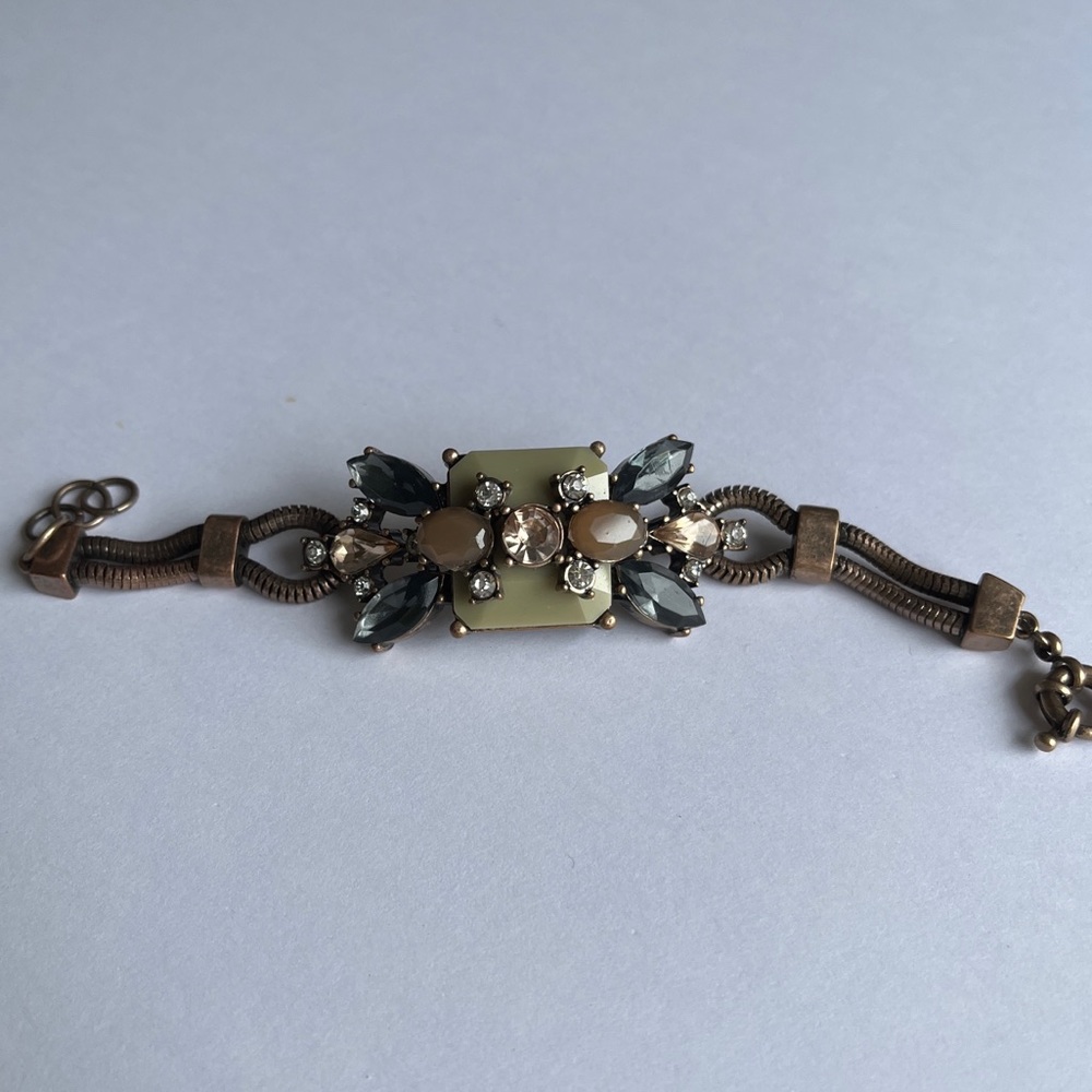 Statement Crystal Bracelet - Vintage